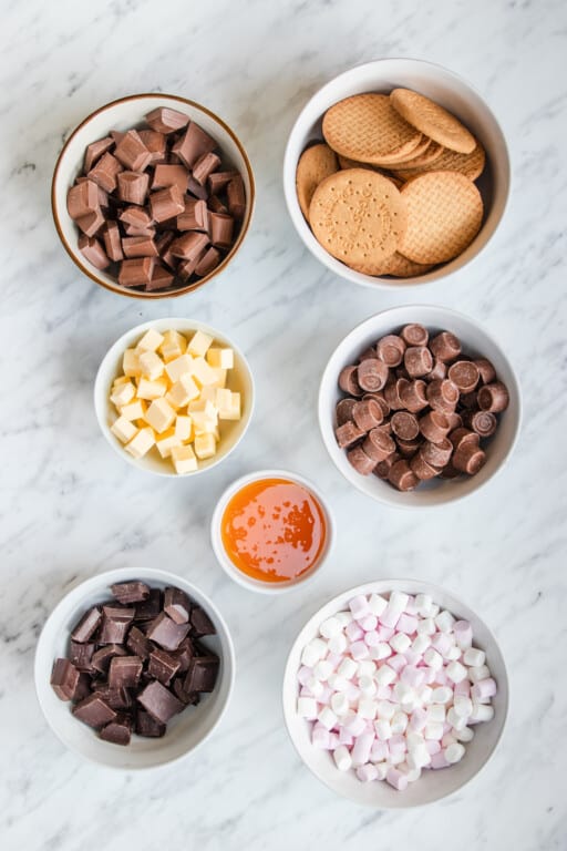 rocky road fudge ingredients