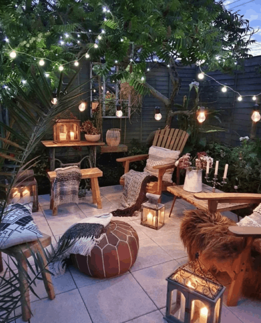 Outdoor patio ideas for a cozy outdoor space