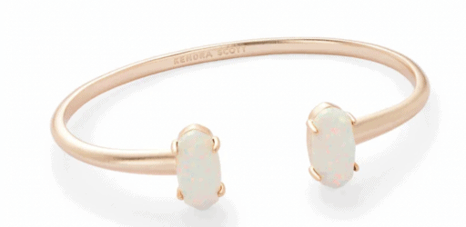 Adorable unique gift ideas for best friends - Gold Stone Bracelet