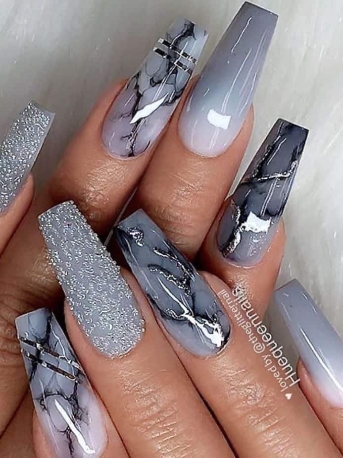 32 Marble Nails Designs To Try This Year 32 Marble Nails Designs To Try This Year