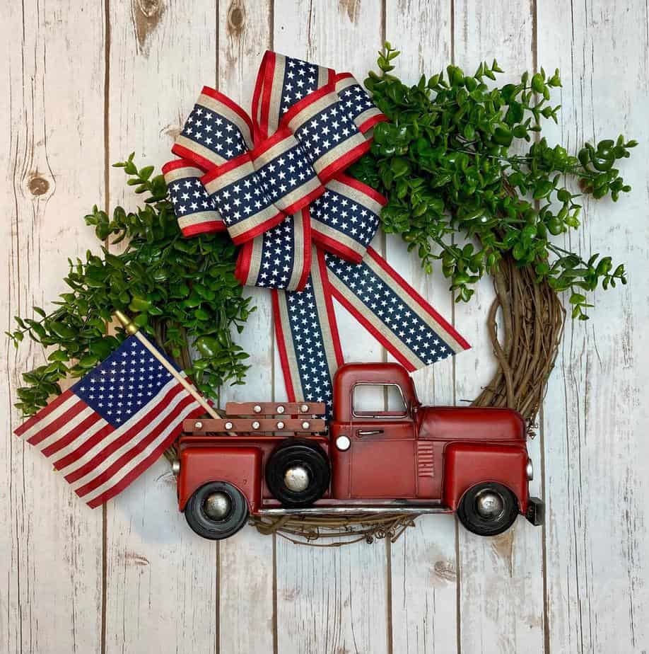 25+ Beautiful 4th Of July Wreaths For The Front Door