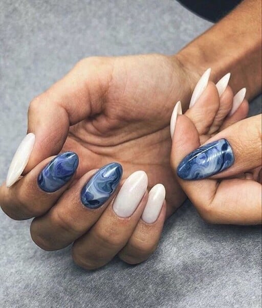 The best beach nails, tropical nails, mermaid nails, and ocean nails to copy