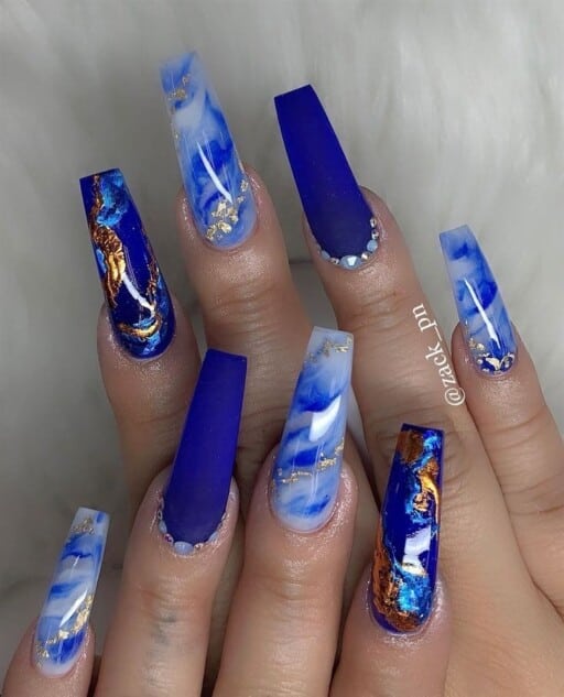 32+ Marble Nails Designs To Try This Year |