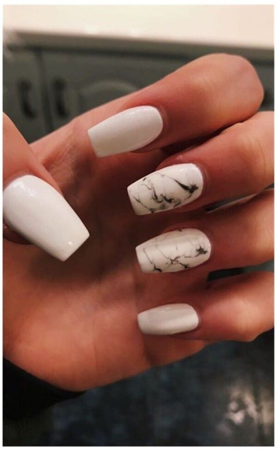 32+ Marble Nails Designs To Try This Year