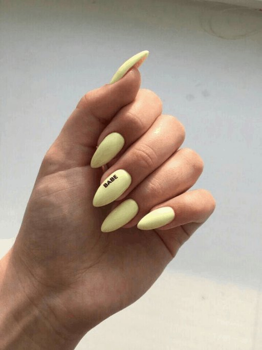 Trendy yellow nail designs for a sunny manicure