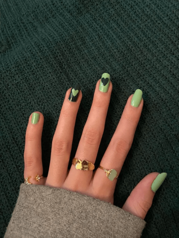 38+ Green Nail Designs And Ideas