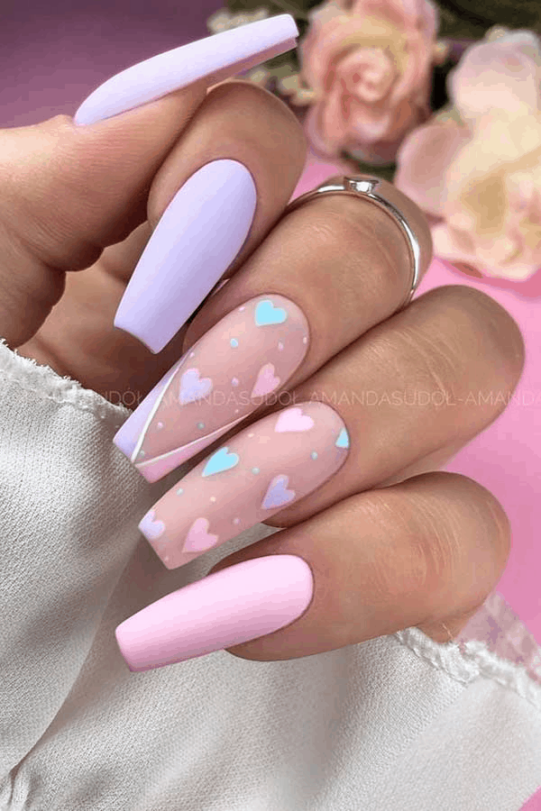 pastel nails