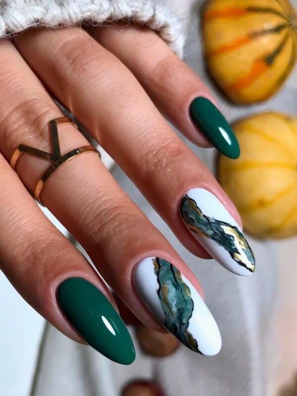 38+ Green Nail Designs And Ideas