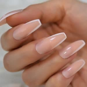 French Coffin Nails