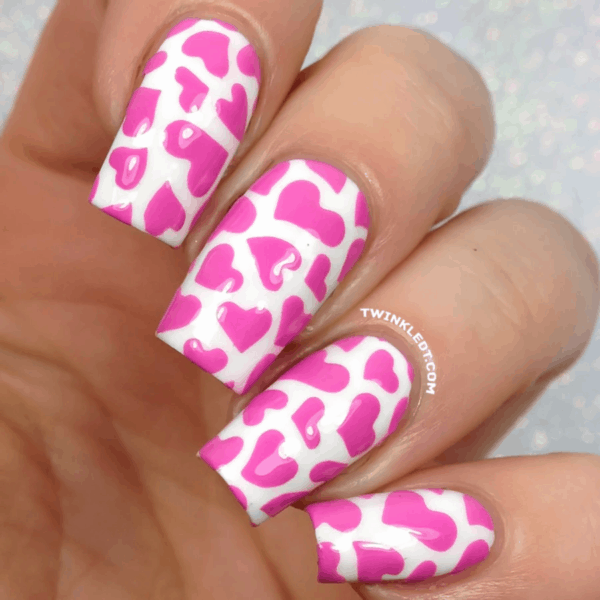 55+ Heart Nails Designs For A Sleek Manicure