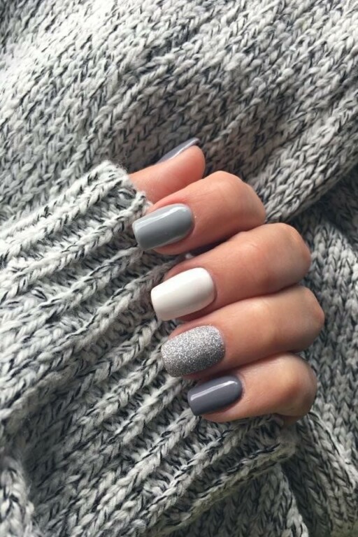 9 Best Silver Nail Art Designs | Styles At Life