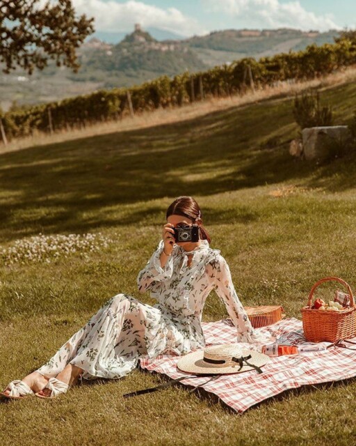 Picnic aesthetic photoshoot ideas: Photographic Picnic Shot