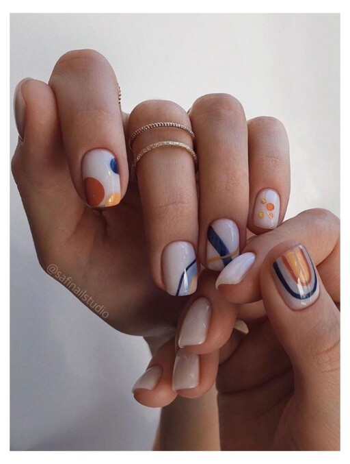 short nail manicure