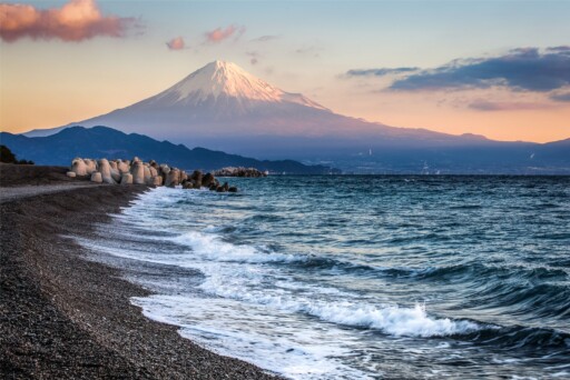 black sand beaches