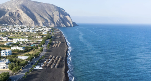 black sand beaches