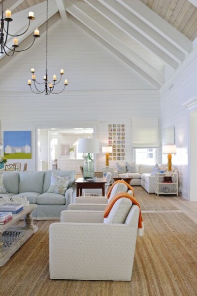 40+ Beachy Coastal Living Rooms For Seaside Decor Inspiration