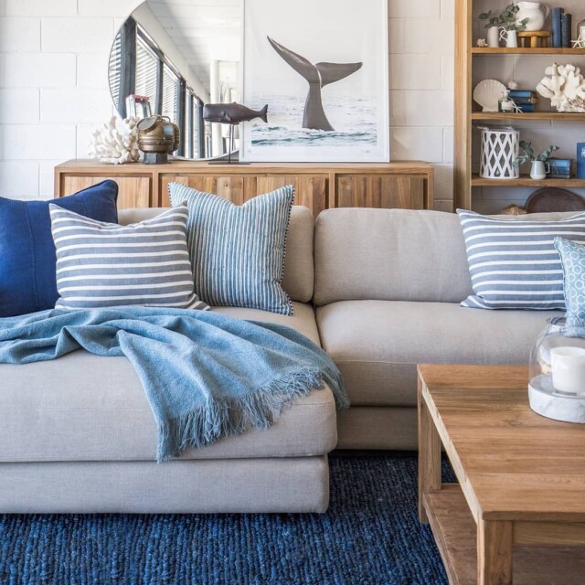 40+ Beachy Coastal Living Rooms For Seaside Decor Inspiration