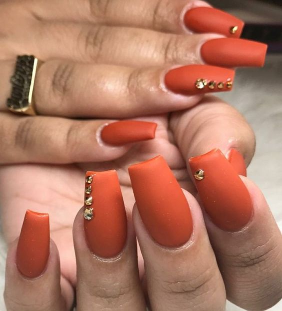 Orange Mani Inspo For Your Next Nail Appointment