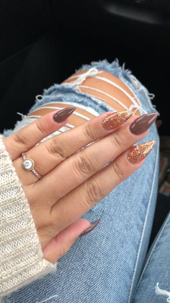 45+ October Nails To Inspire You This Fall 2021 Fall Nail Trends