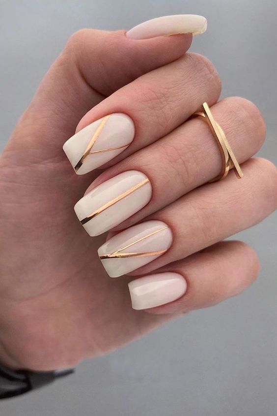 25 Pink and Gold Nails Designs Every Girl Should Try | Gold nails, Gold  nail designs, Nail art summer