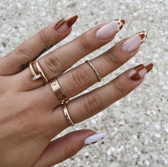 Top fall nails | fall nail ideas | fall nail designs | autumn nails | September and October nails