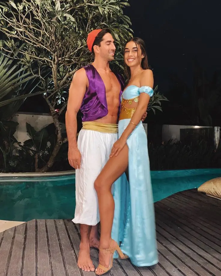 Princess Jasmine & Aladdin Couple Costume