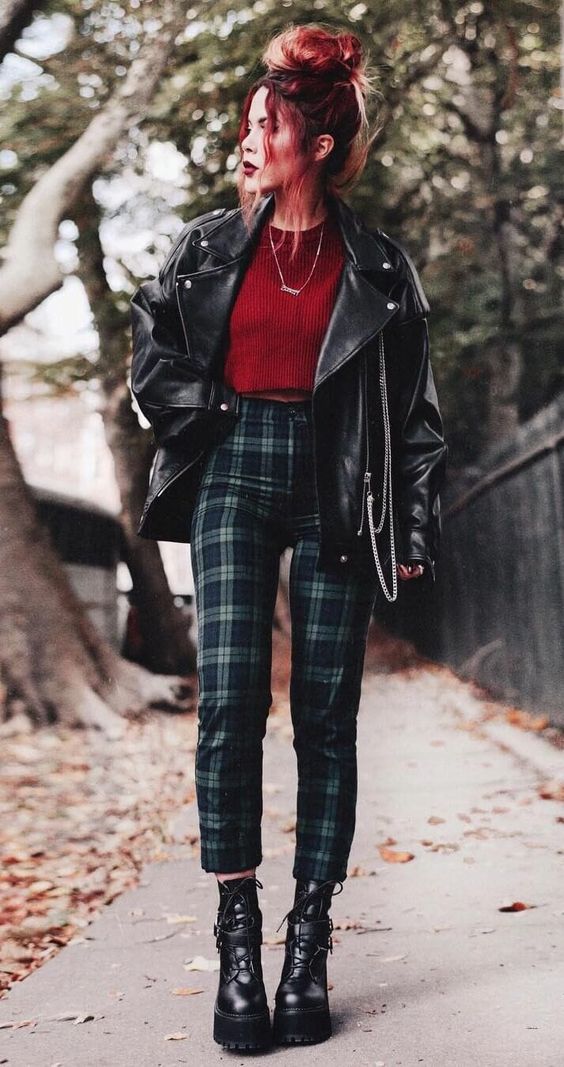 40 Plaid Pants Outfit Ideas For 2022 How To Style Plaid Pants