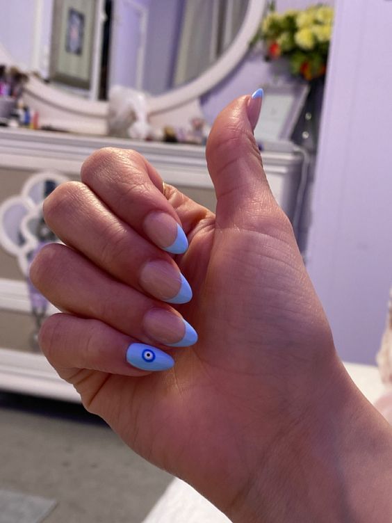 evil eye nails