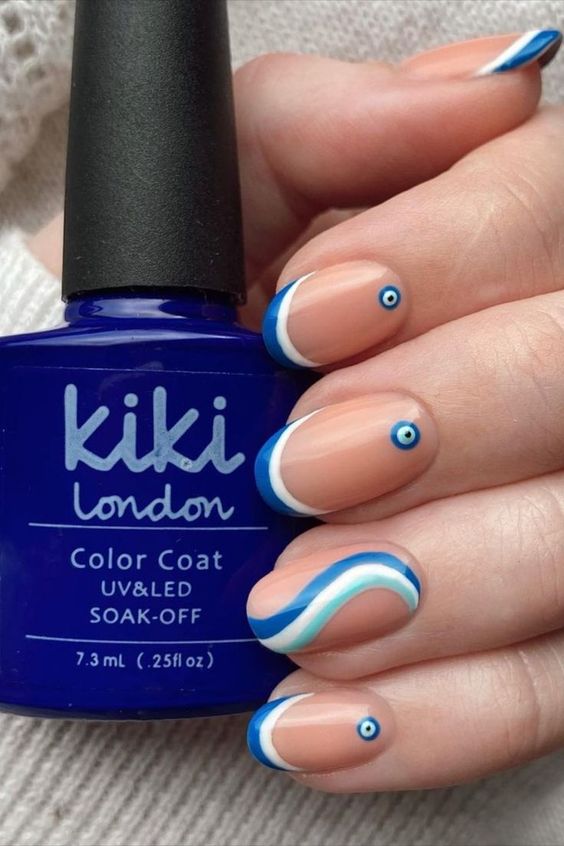 evil eye nails