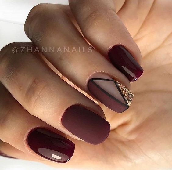 50+ Stylish Burgundy Nails That Will Be Ultra-Popular In 2023