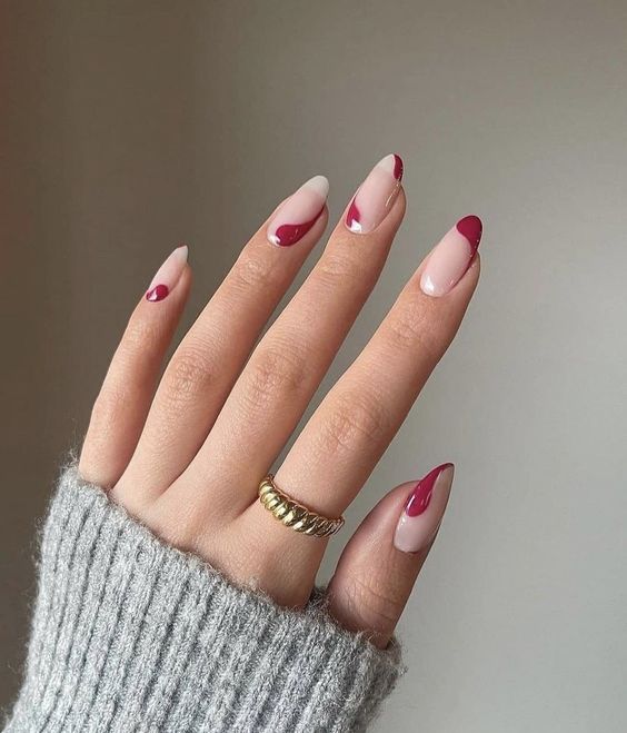 burgundy nails and burgundy nails designs