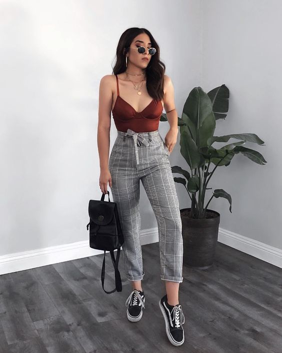 40+ Plaid Pants Outfit Ideas For 2022