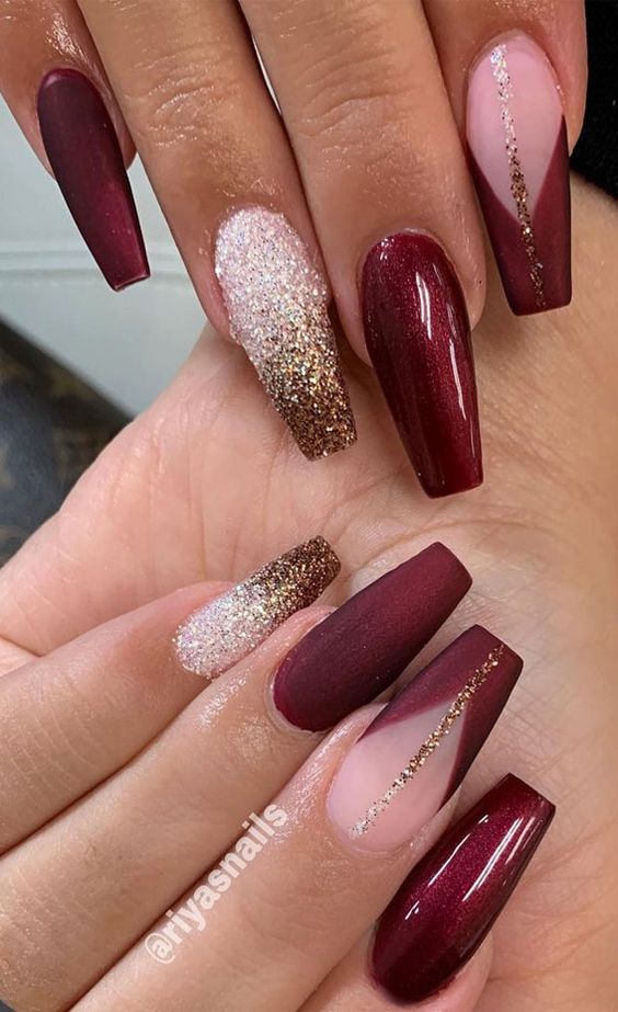 50+ Burgundy Nails That Are UltraTrendy Right Now In 2023