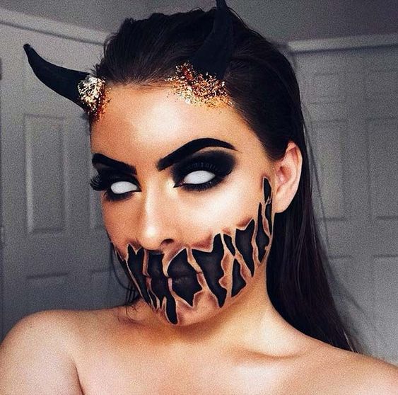 Scary halloween makeup deals ideas