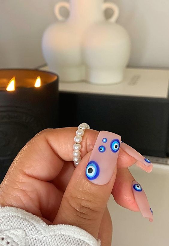 evil eye nails