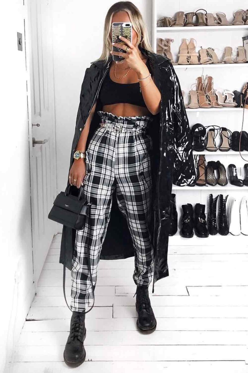 40+ Plaid Pants Outfit Ideas For 2022