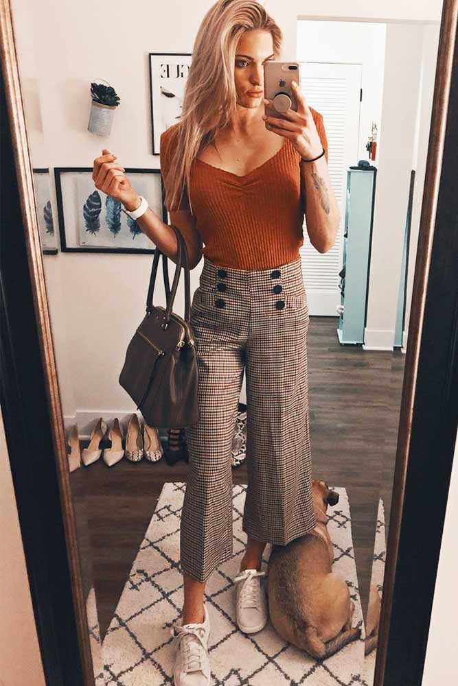 Checkered Pants Outfits 2023  FashionTastycom