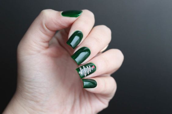 christmas tree nails