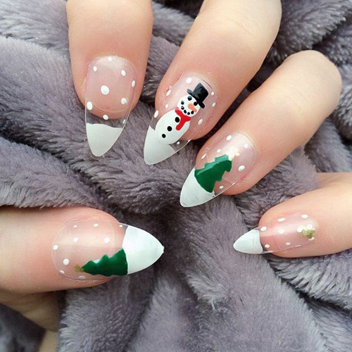 christmas tree nails