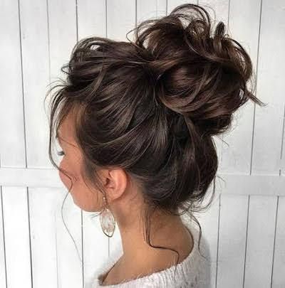 cute messy updo hairstyles with curlsTikTok Search