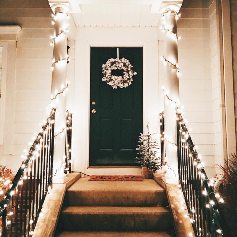 The best Christmas outdoor decor ideas, Christmas porch ideas, Christmas light ideas, and more for outdoor decor