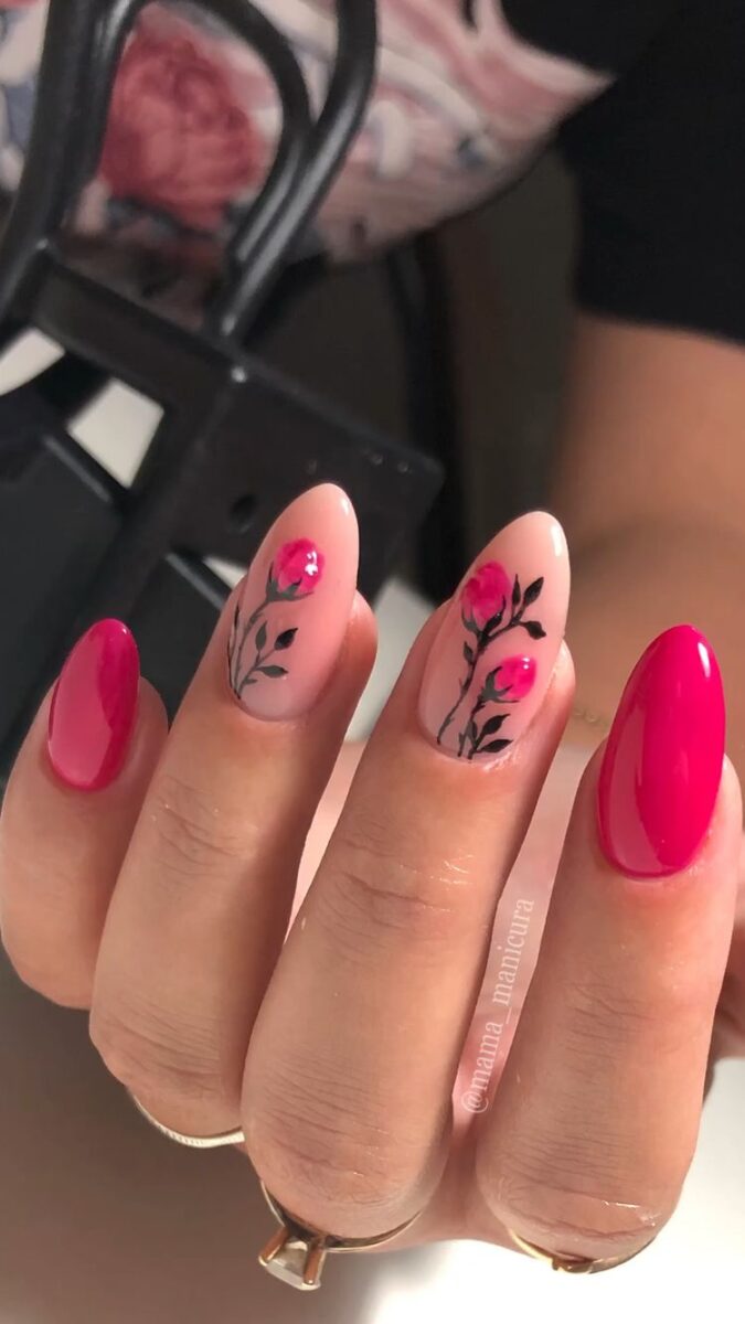 40+ Rose Nails To Inspire Your Next Manicure