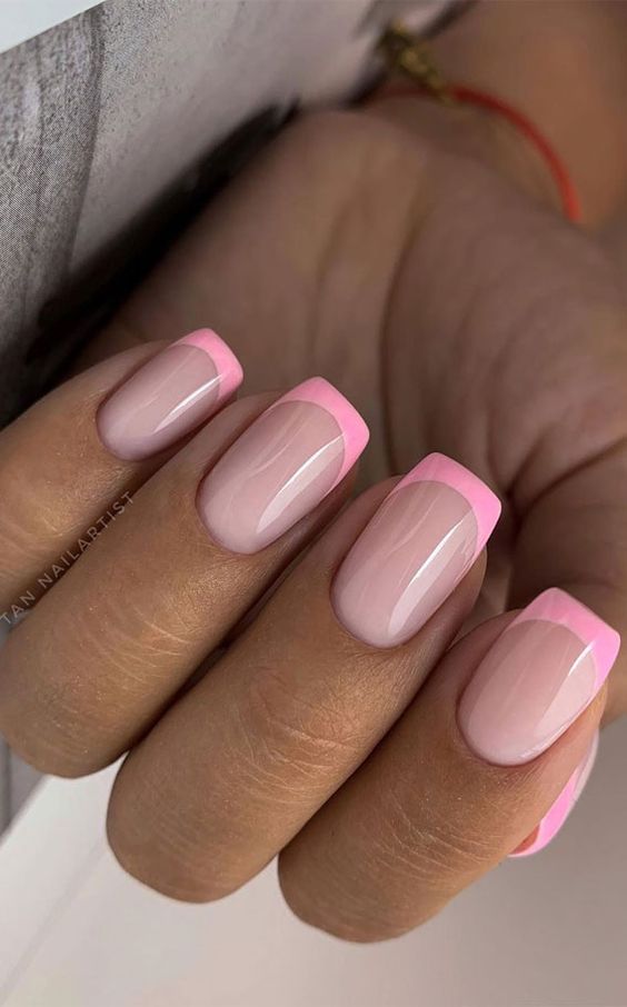 40 French Pink Tip Nails To Try For Your Next Manicure
