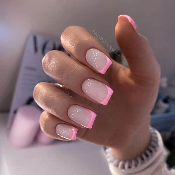 40 French Pink Tip Nails To Try For Your Next Manicure