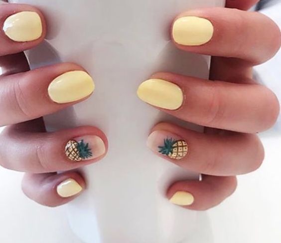 Tropical nails | Hawaiian nails and Hawaiian nail designs