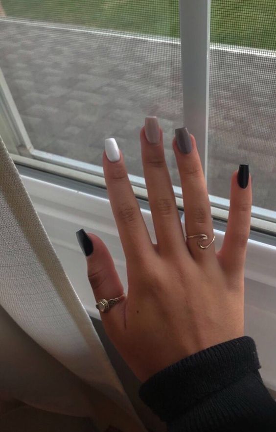 The top black and white nails, black and white nail designs, black and white nails acrylic, black and white nail art, and more black and white nail ideas