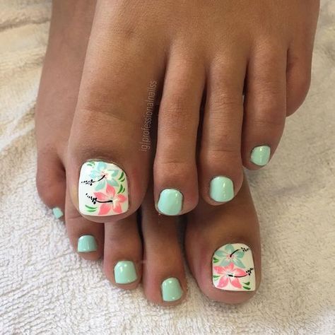 toe nail designs for spring