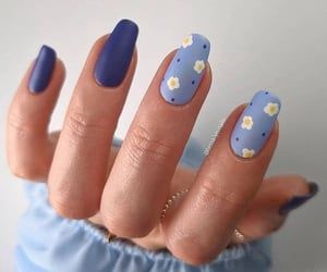 The top blue nails and blue nail ideas including light blue nails, blue acrylic nails, blue nail designs, blue nail art, trendy blue nails, royal blue nails, and short blue nails