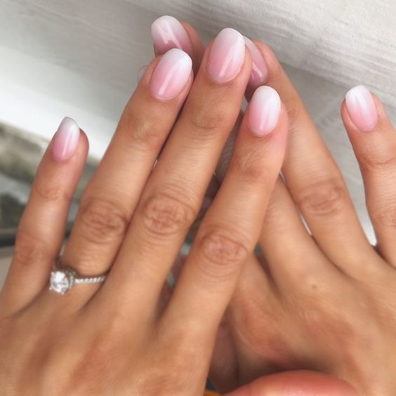 Pink ombre nails including white and pink ombre nails, pink ombre acrylic nails, and pink ombre nail designs