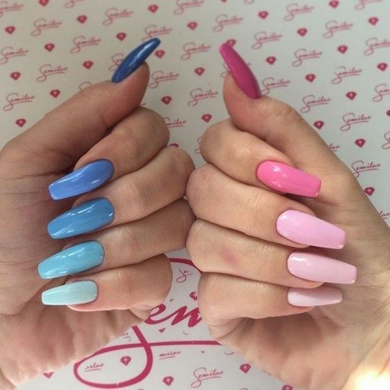 The best bright nails, bright nail ideas, bright nail colors, and bright nail designs for neon nails